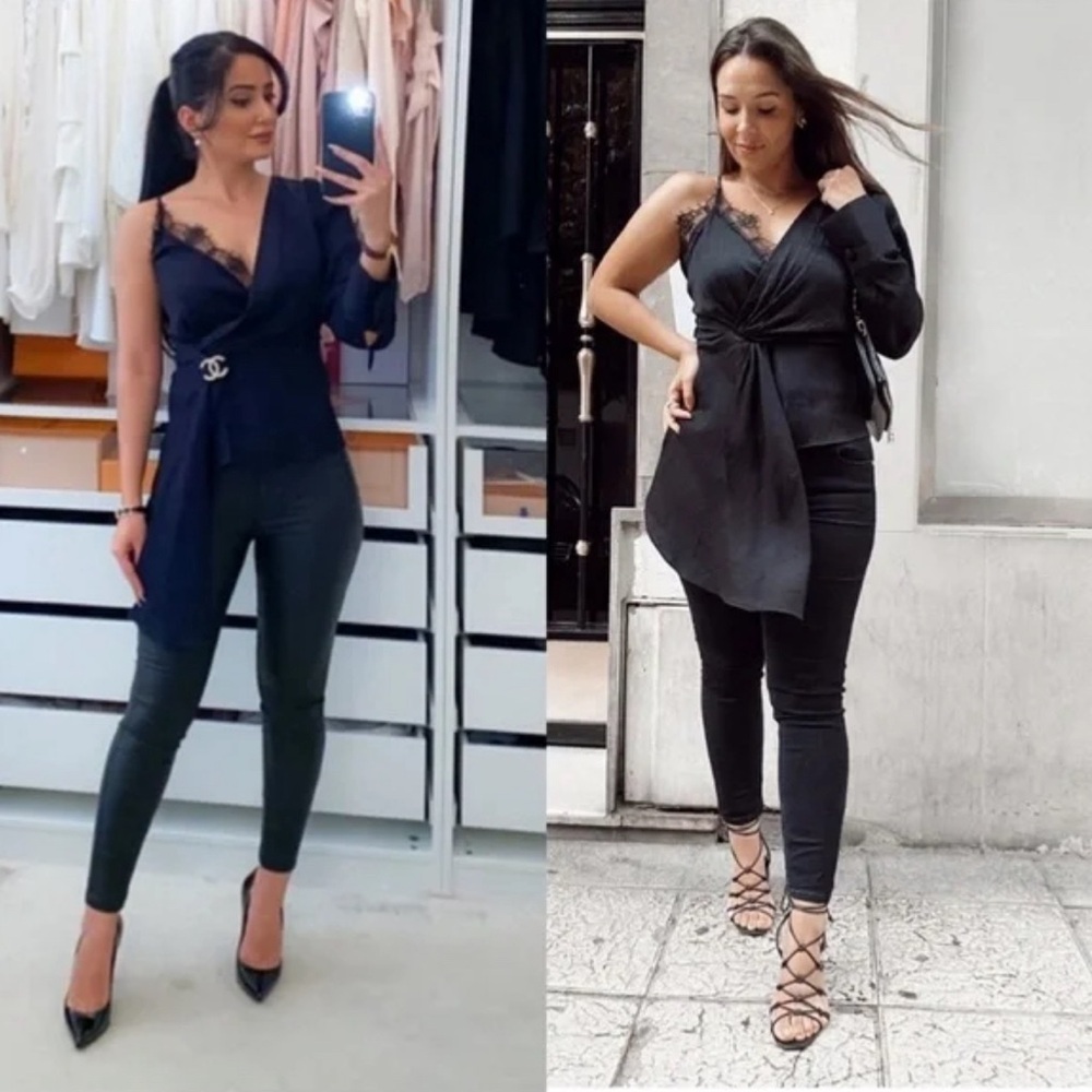 ASYMMETRIC CAMISOLE TOP - Picture 4 of 6